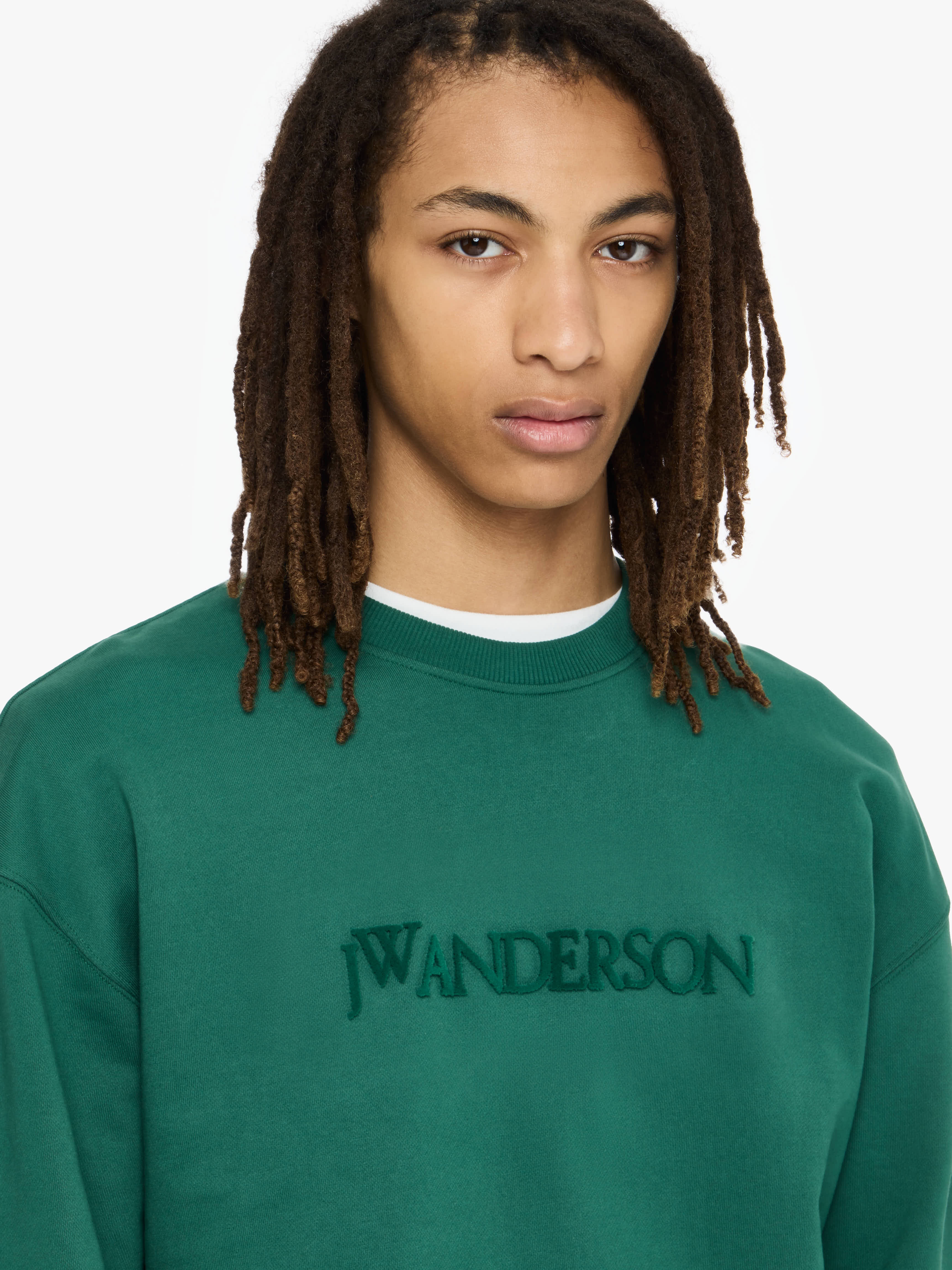 【関税込み】JW Anderson グリーン ロゴ刺繍 スウェットシャツ 25759891_56537522_1000.jpg