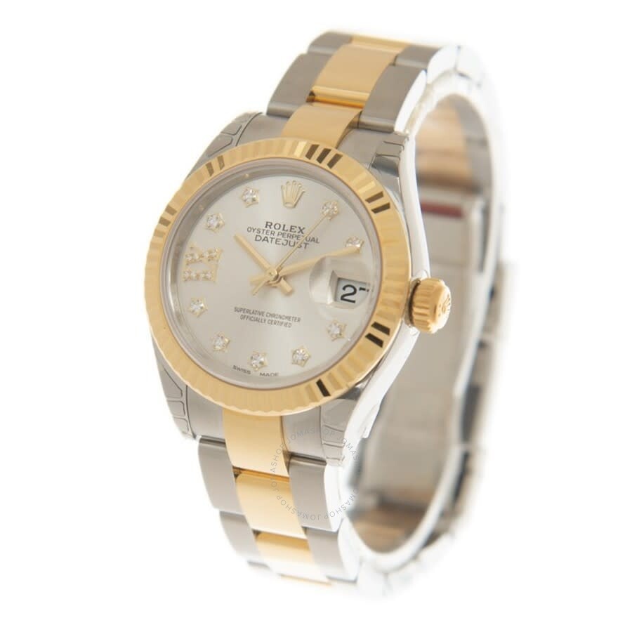 Rolex Lady Datejust Automatic Chronometer Diamond Silver Dial Ladies Watch 279173SDRO - 4