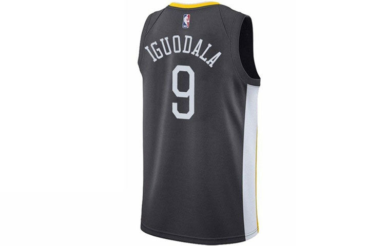 Men's Nike NBA Stripe Alphabet Printing Basketball Jersey/Vest SW Fan Edition Golden State Warriors  - 2