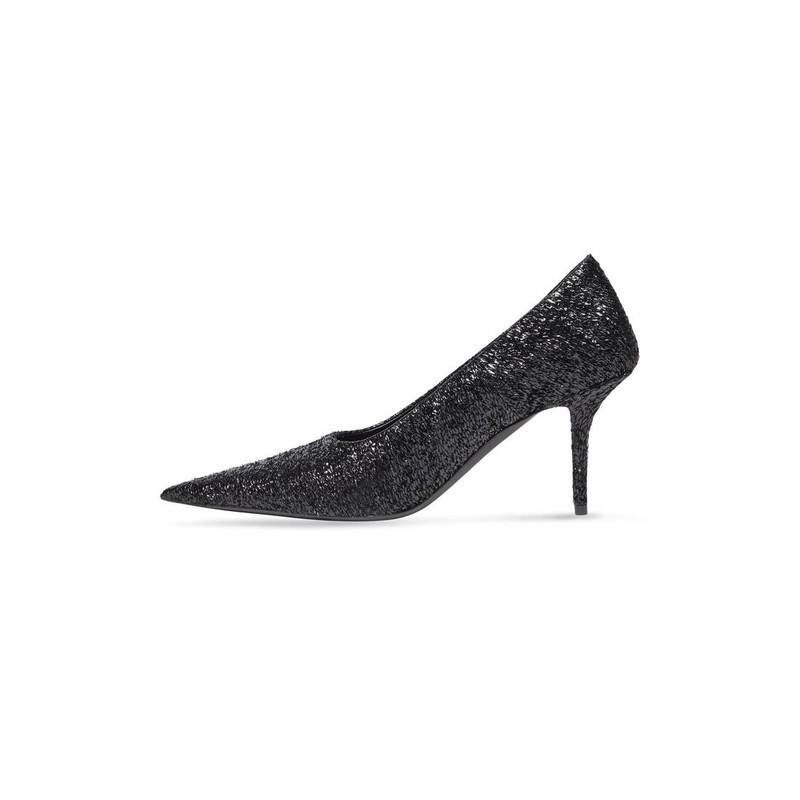 BALENCIAGA Women's Square Knife 80mm Pump  in Black outlook