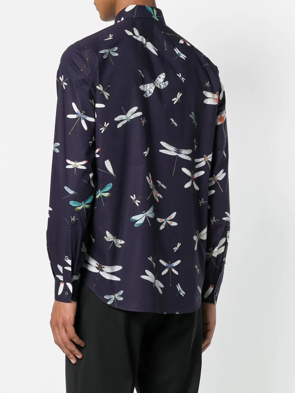 dragonfly print shirt - 4