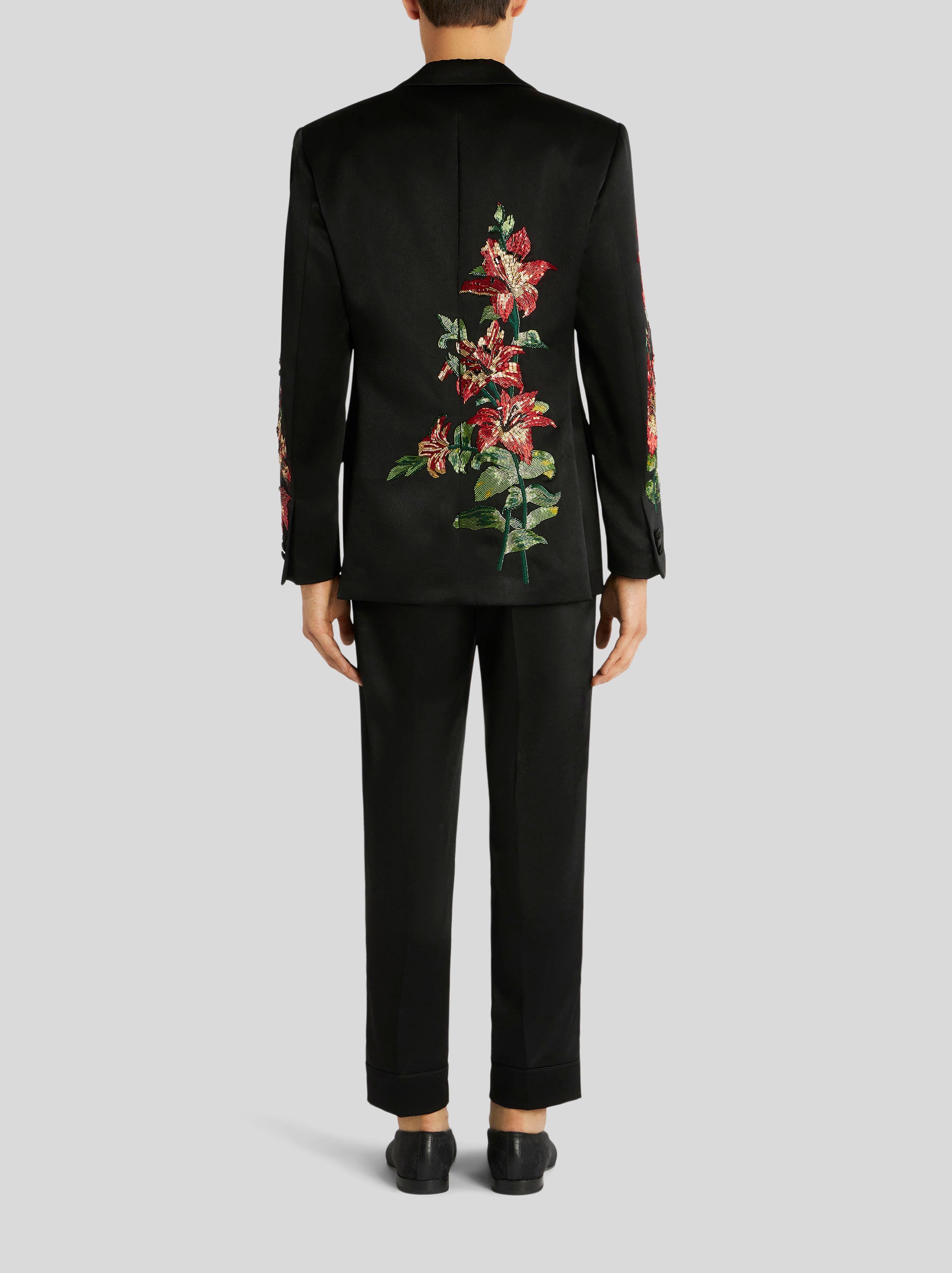 TAILORED FLORAL EMBROIDERY JACKET - 5