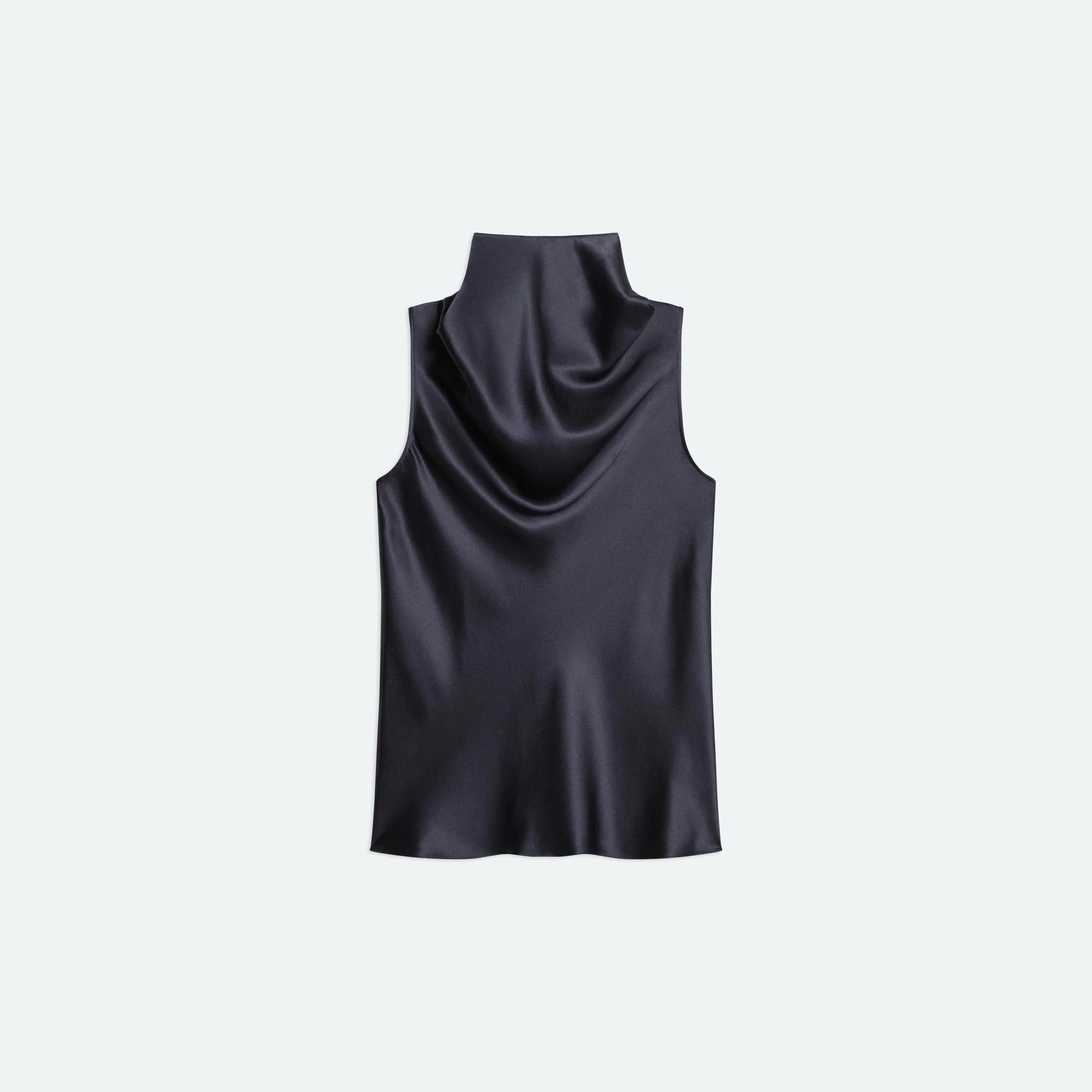 SILK TIE-NECK TOP - 1