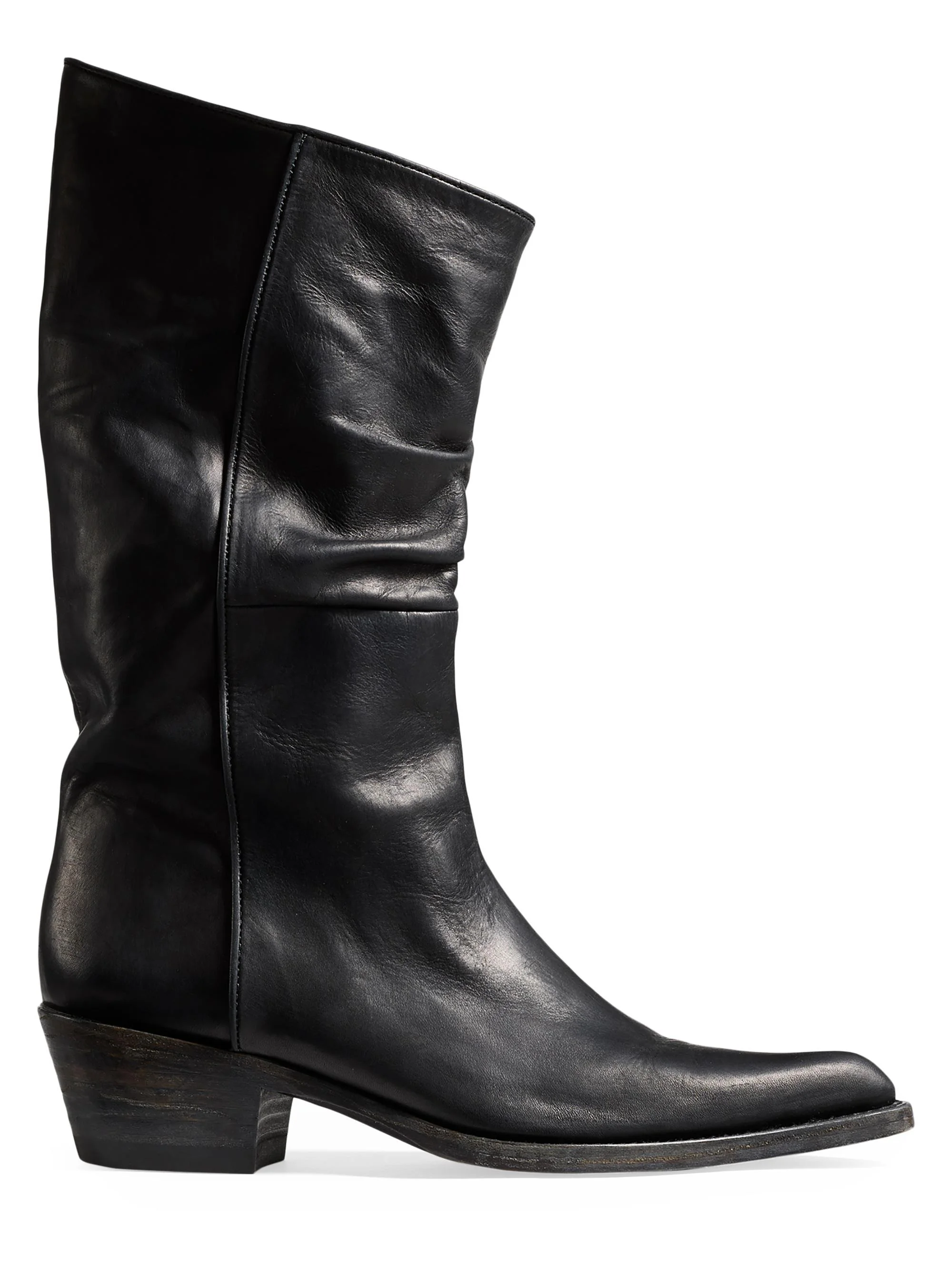 Women's Clive Leather Boots - Black - 1