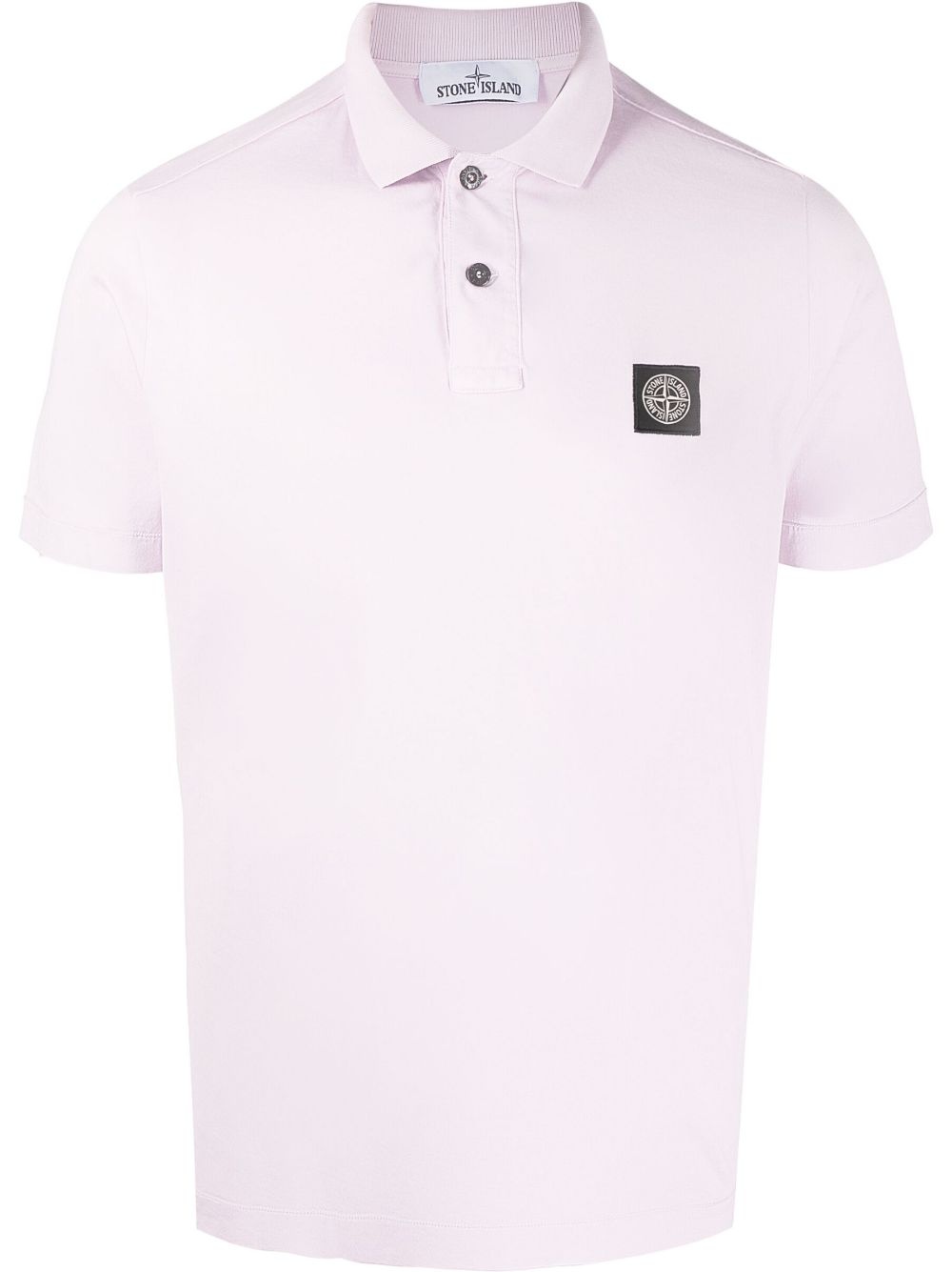 Compass logo short-sleeved polo shirt - 1