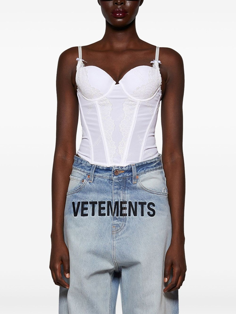VETEMENTS corset top outlook