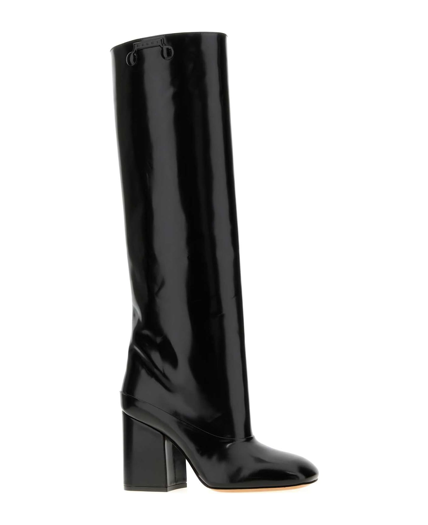 Black Leather Trunkaroo Boots - 2