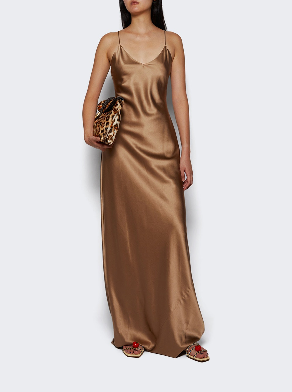 Mila Maxi Dress Taupe - 2