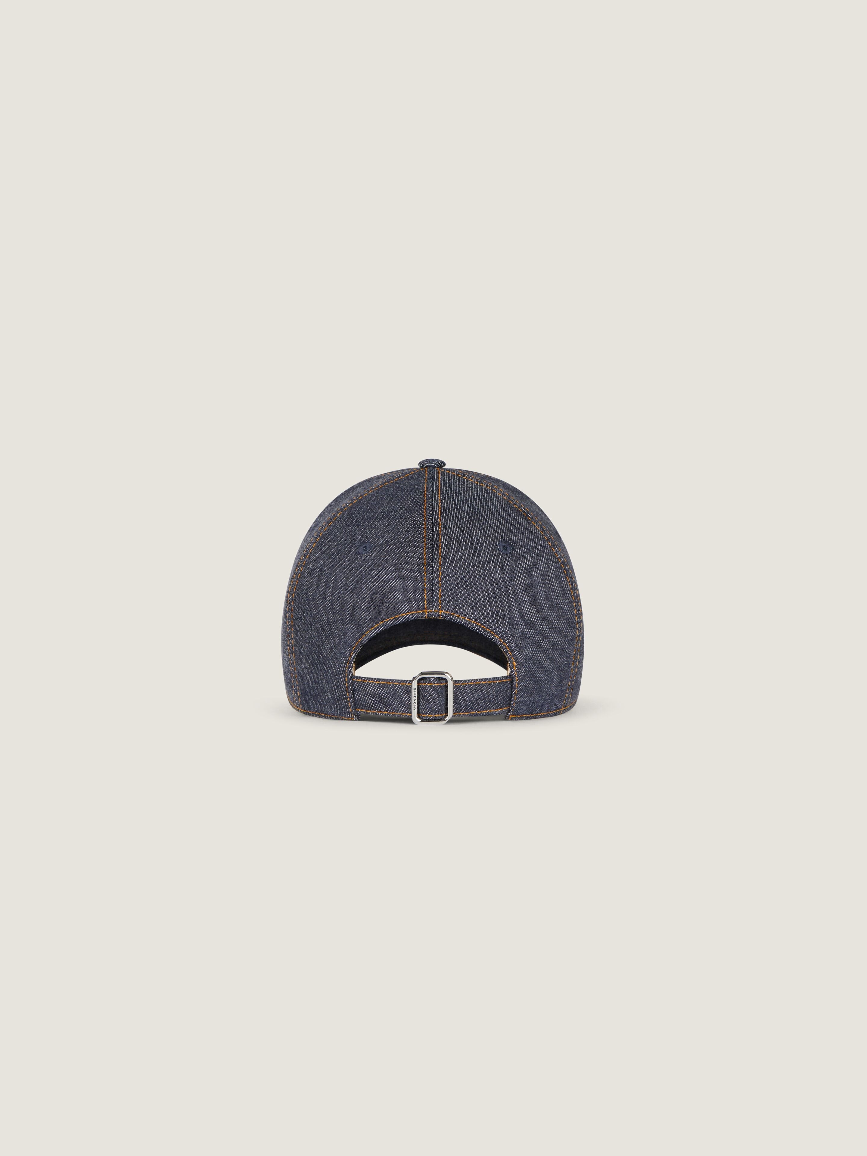 GIVENCHY EMBROIDERED CAP IN DENIM - 3