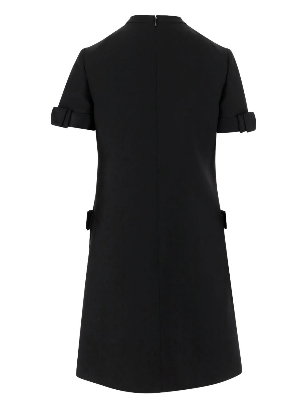 bow-detail pocket midi dress - 2