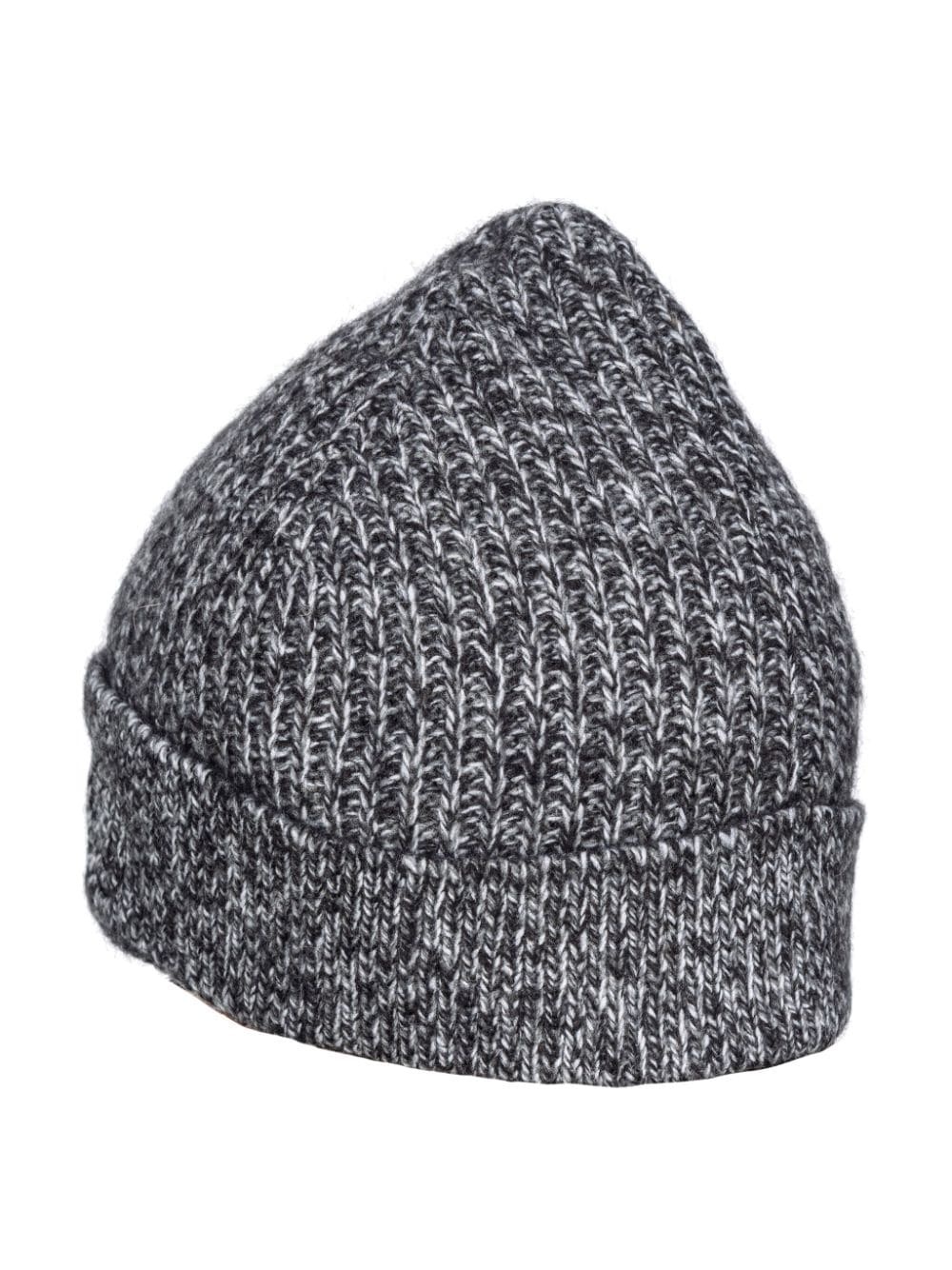 embroidered-logo wool beanie - 2