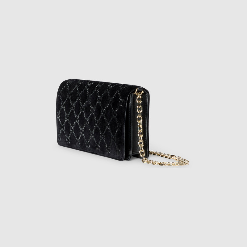 GUCCI GG crystals clutch outlook