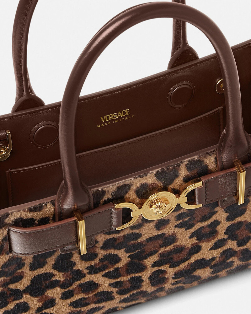 Leopard Medusa '95 Small Tote Bag 4