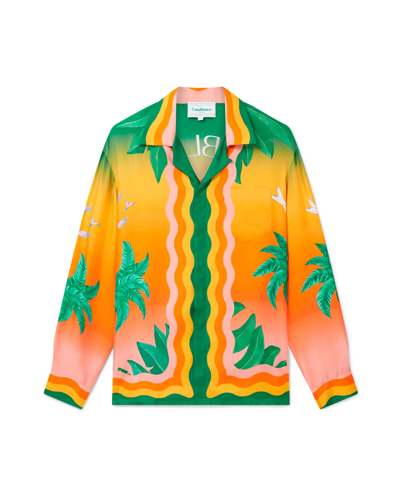 Tennis Club En Fleur Silk Shirt - 1