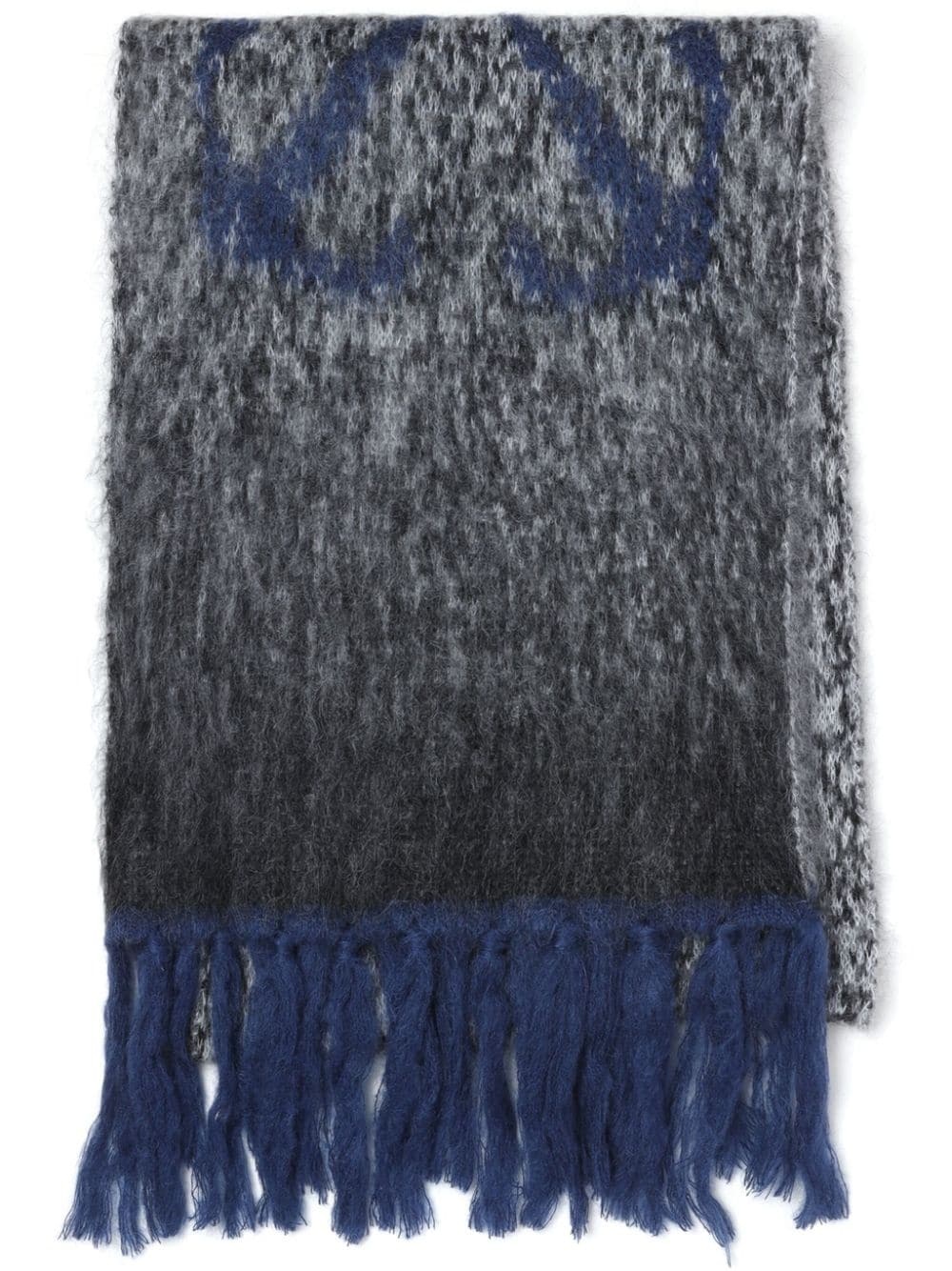 mohair-blend scarf - 1