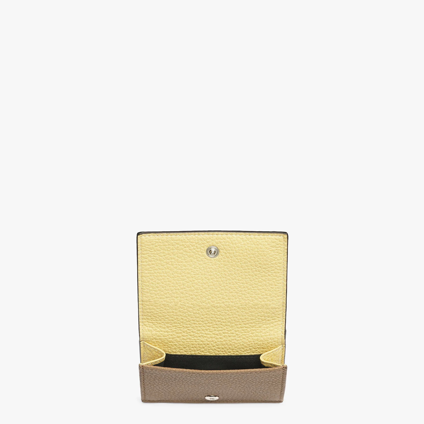 Two-tone leather tri-fold wallet - 3
