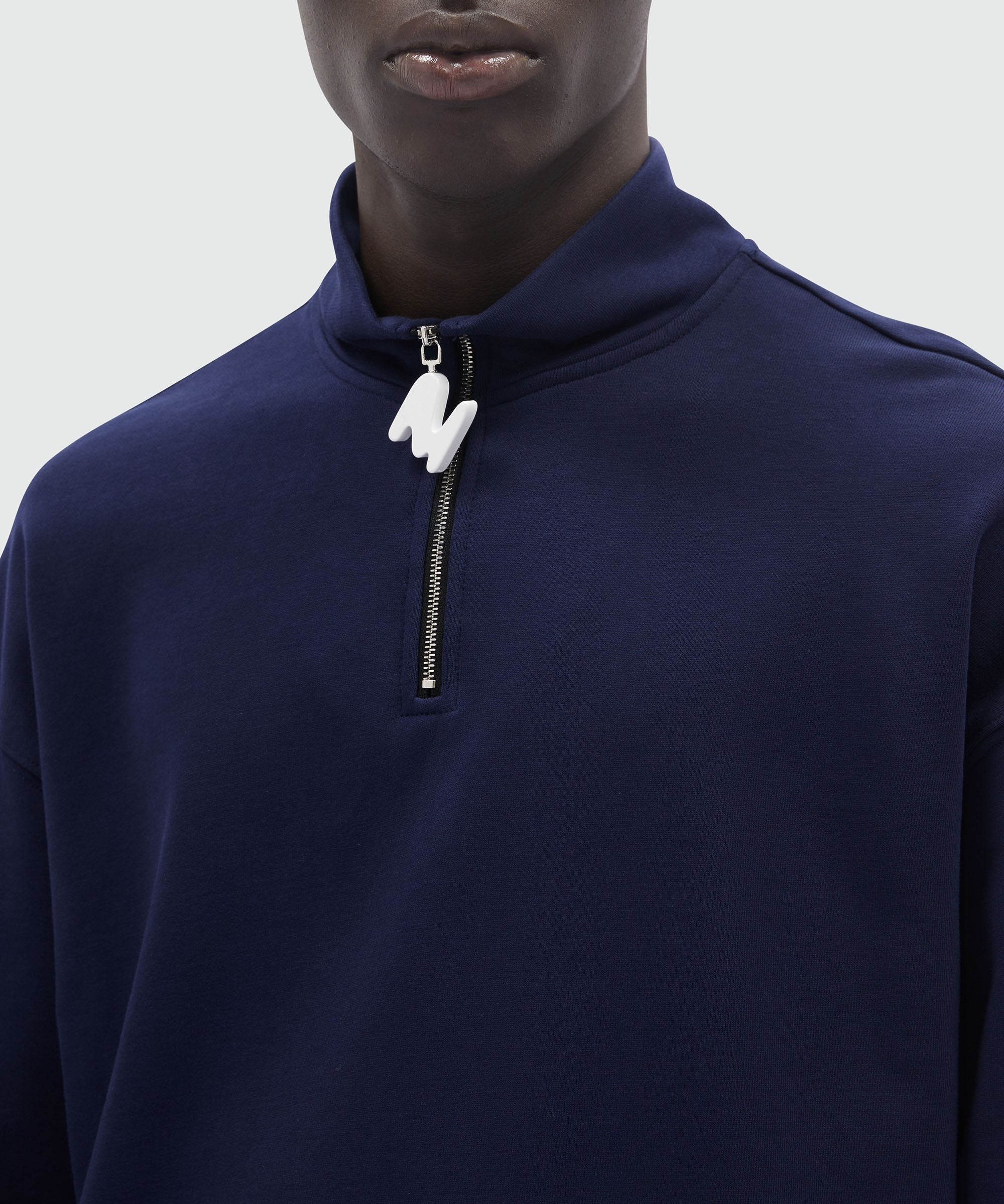 "TheMwave" blue jersey sweatshirt - 5