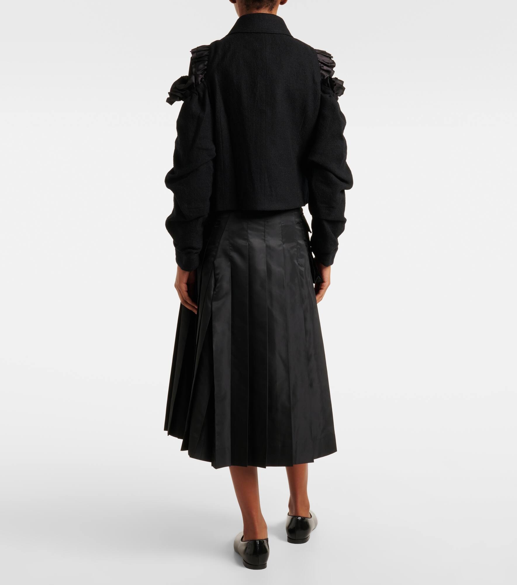Cutout wool jacket - 3