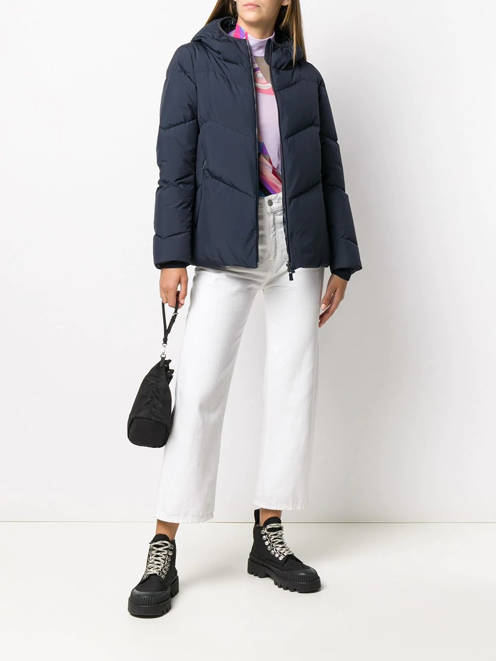 hooded puffer jacket - 2