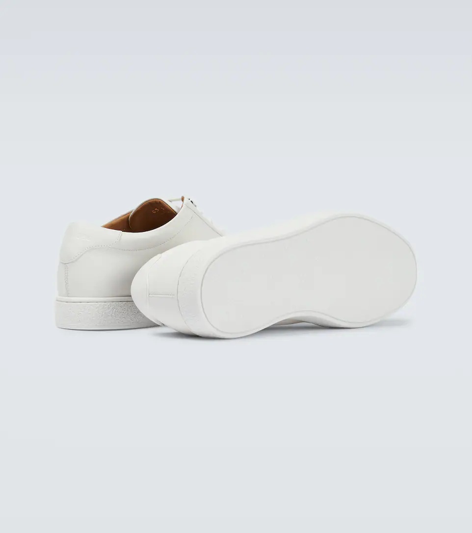 Molton leather sneakers - 7