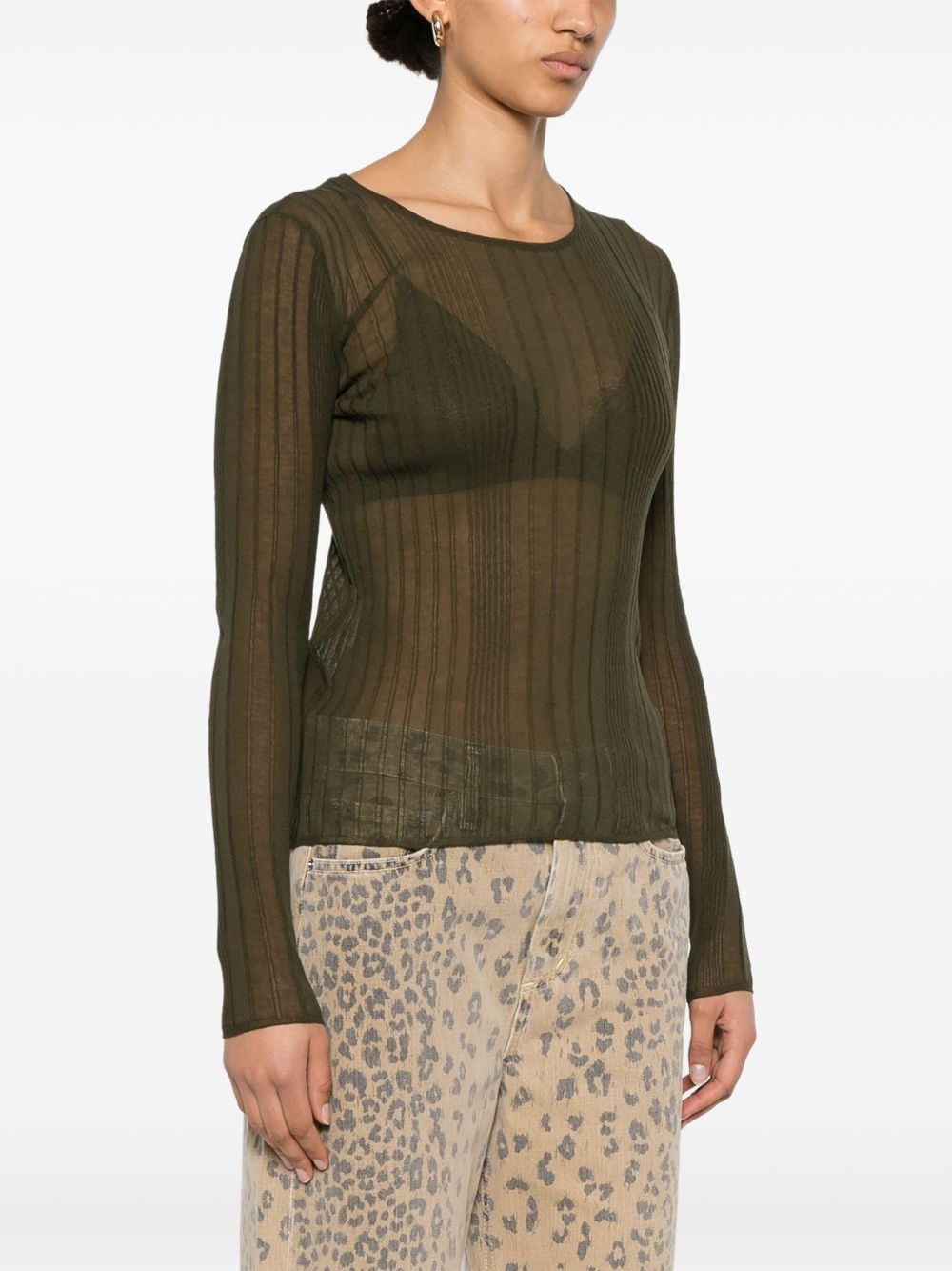 semi-sheer top - 3