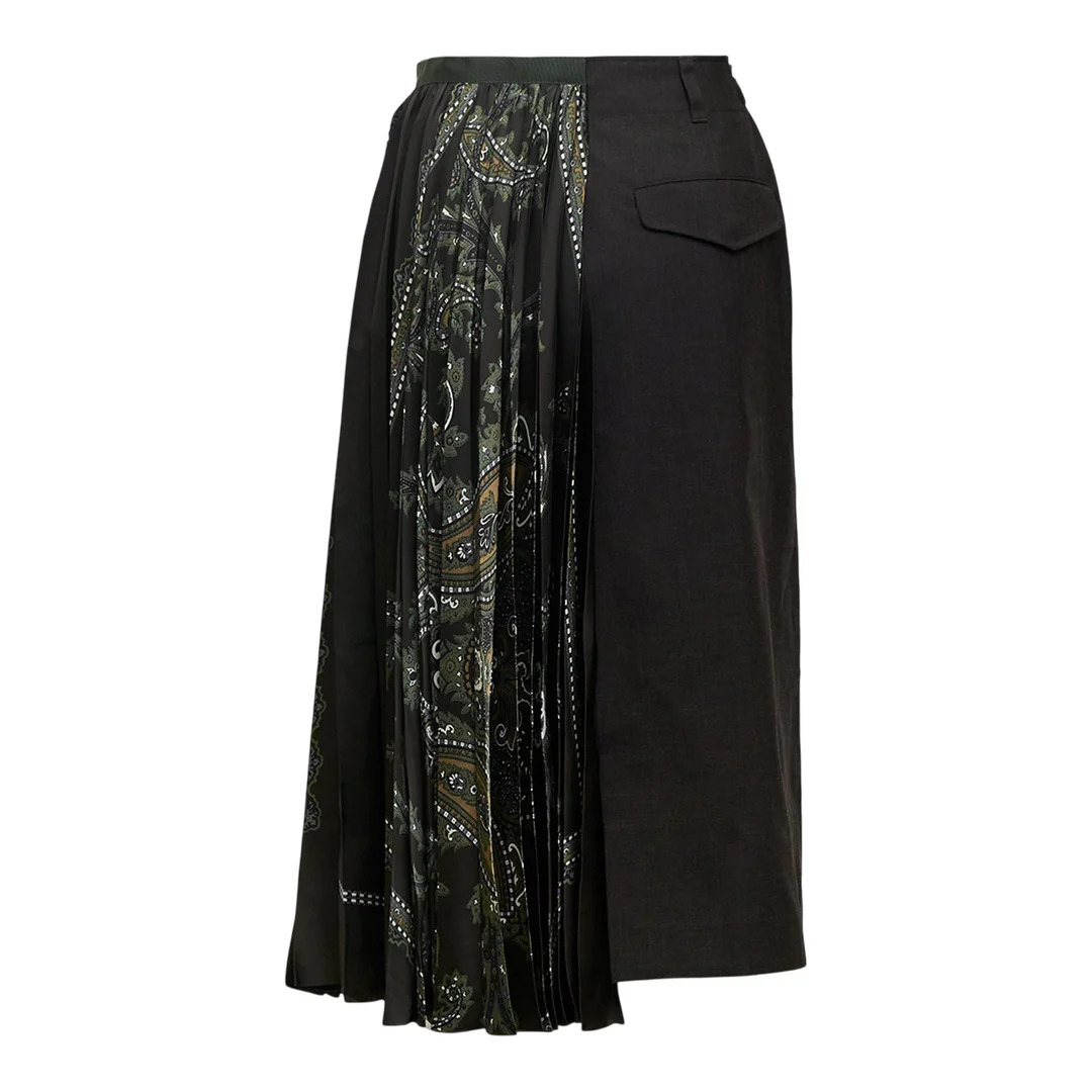 Suiting X Paisley Print Skirt - 2