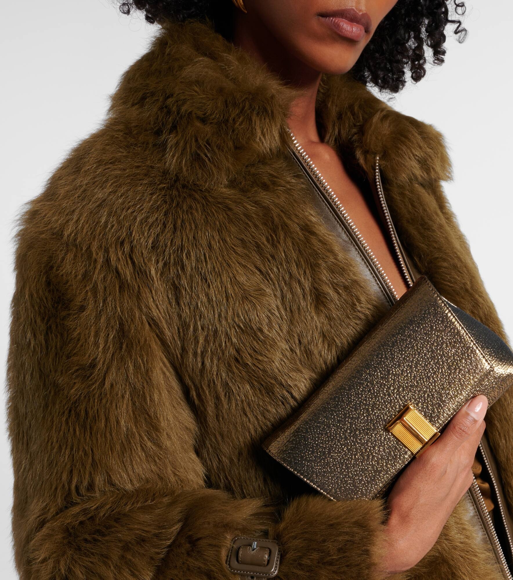 Nobile Small metallic clutch - 6