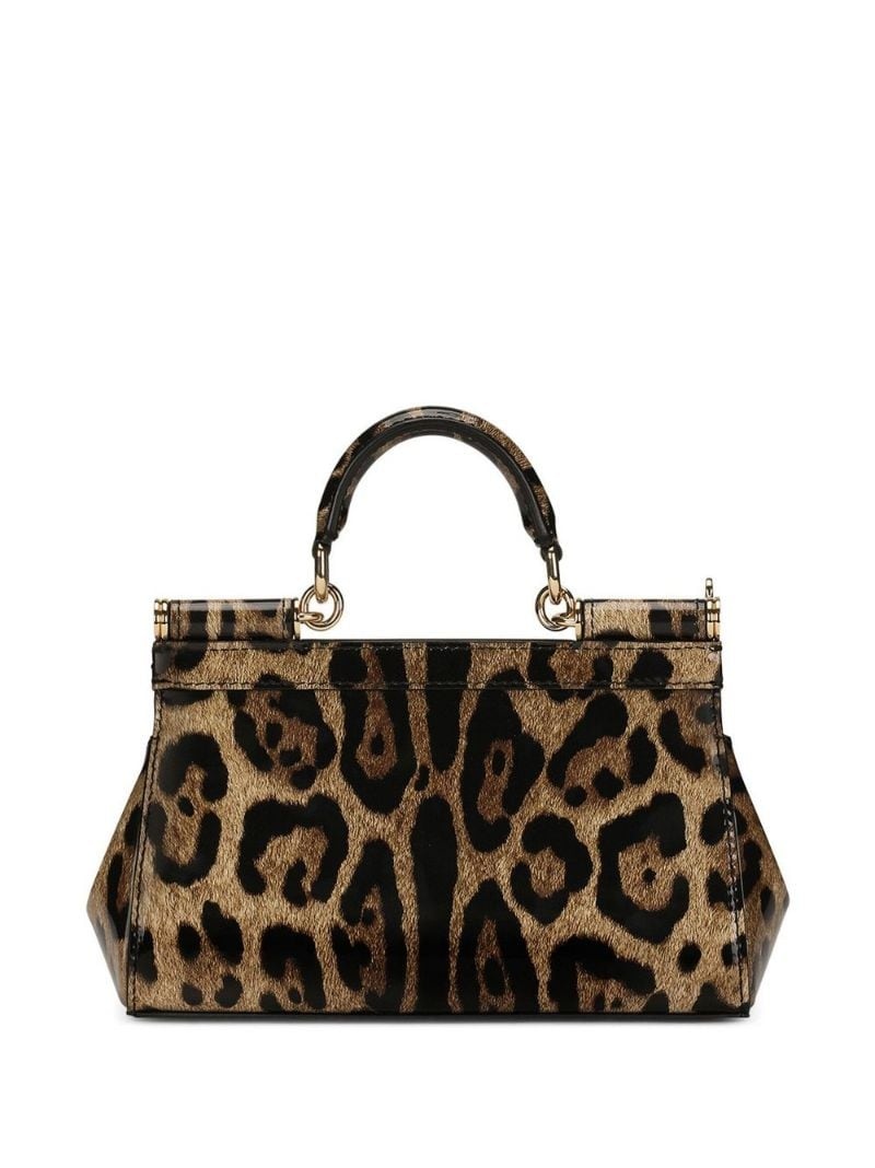 KIM DOLCE&GABBANA Sicily leopard-print bag - 3