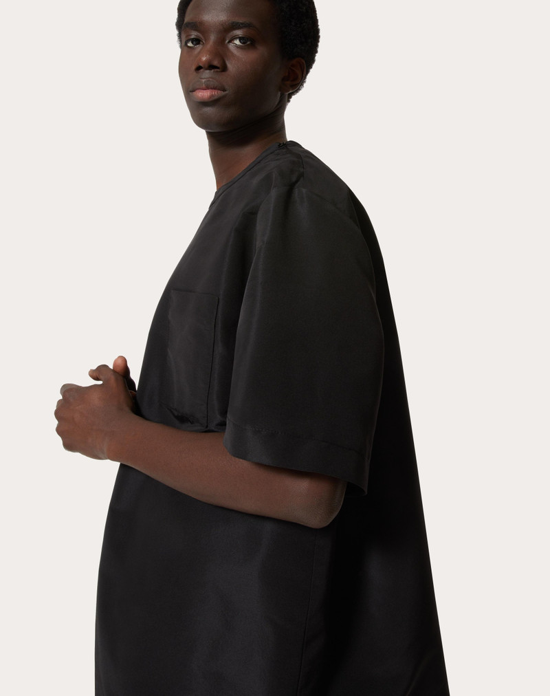 SILK FAILLE CREWNECK T-SHIRT 5