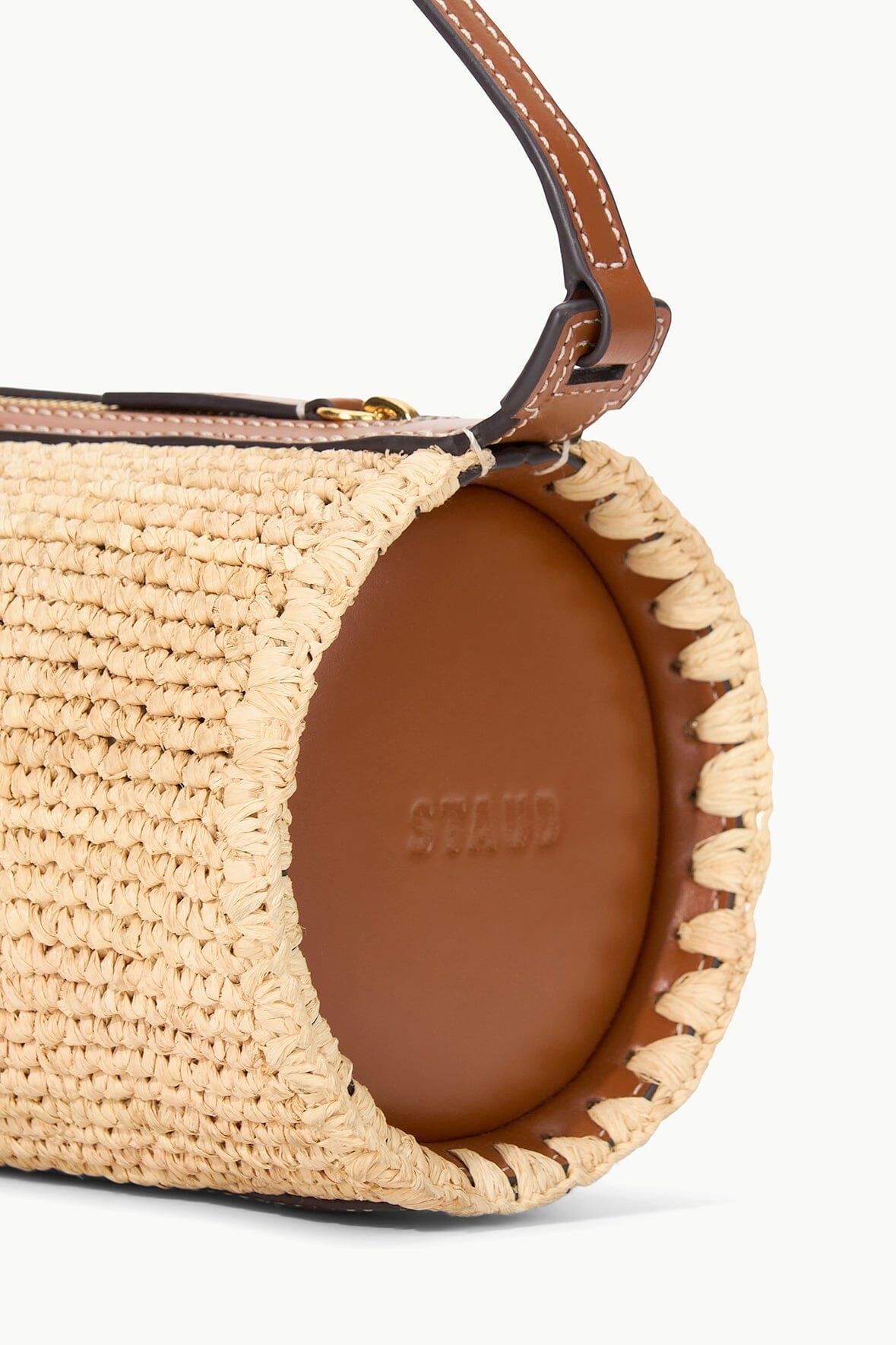 STAUD MINI TARU RAFFIA BAG NATURAL TAN - 5