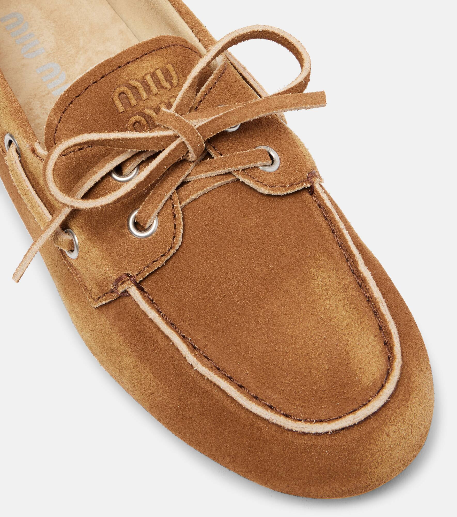 Suede boat shoes - 5