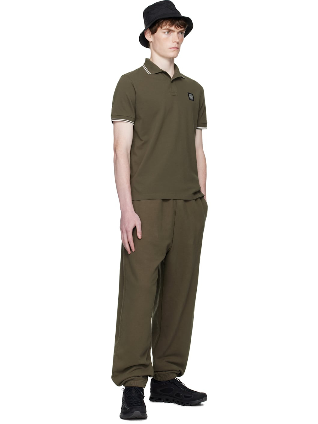 Khaki 6200004 Brushed Organic Cotton Fleece Sweatpants - 5