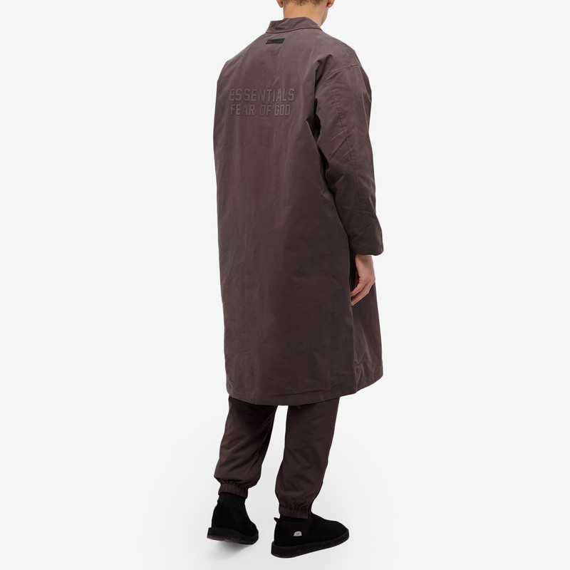 ESSENTIALS Fear of God Essentials Woven Twill Long Coat outlook