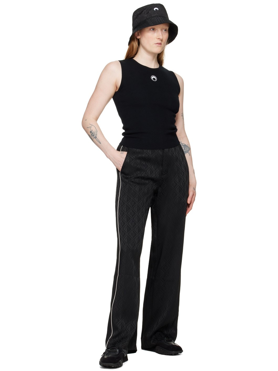 Black Core Sleeveless Crewneck - 4