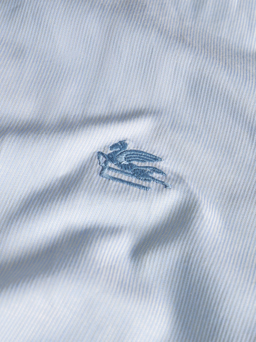 COTTON SHIRT WITH MINI LOGO - 6