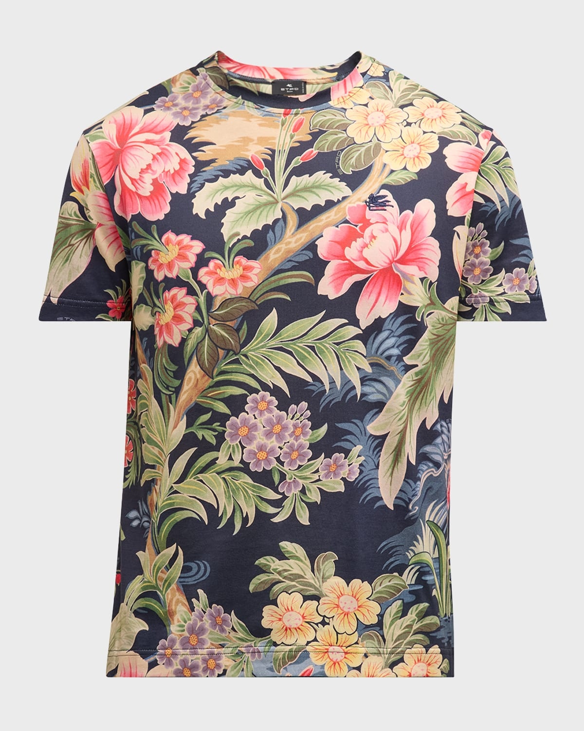 Men's Floral-Print T-Shirt - 1