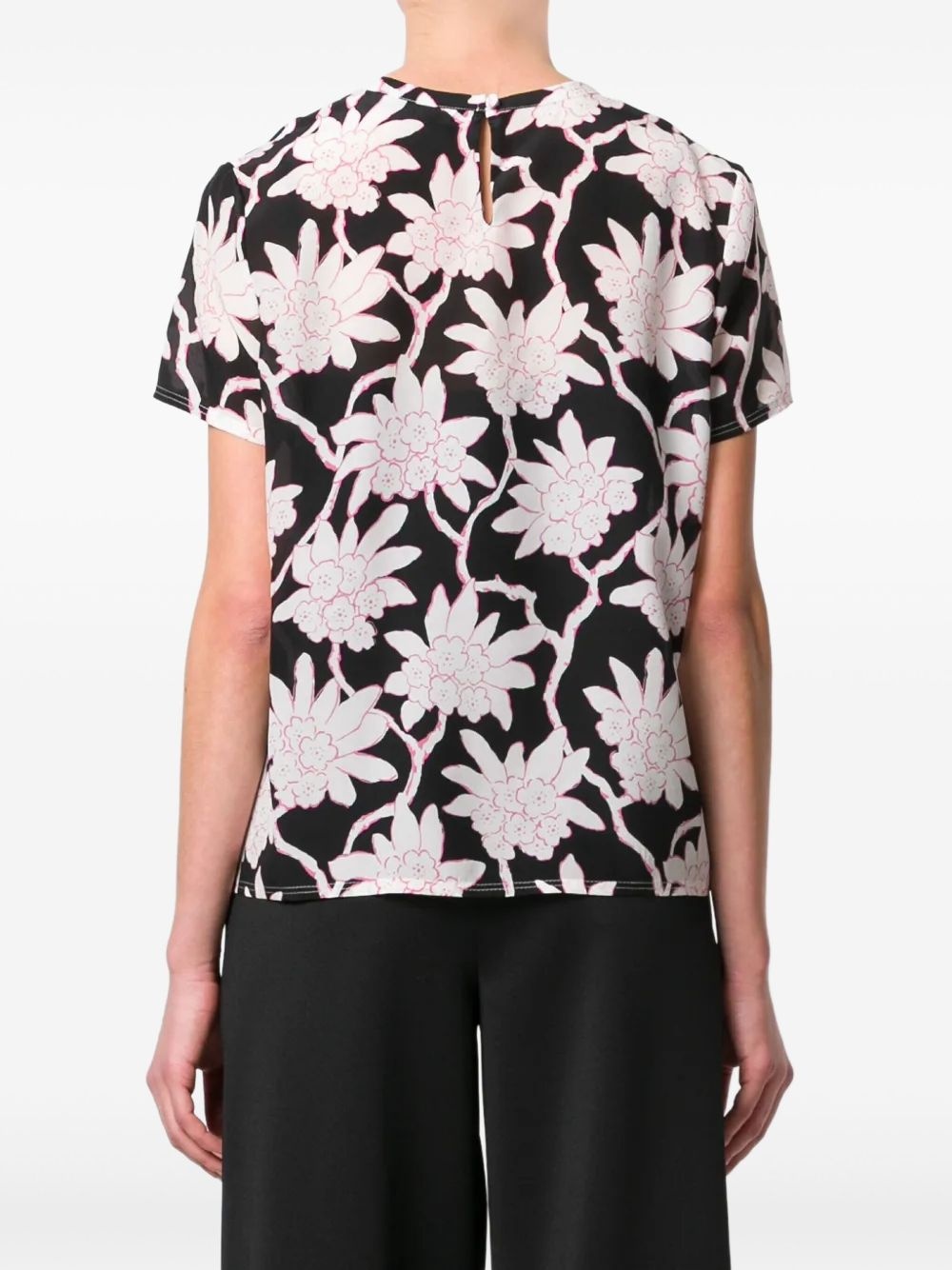 floral-print T-shirt - 3