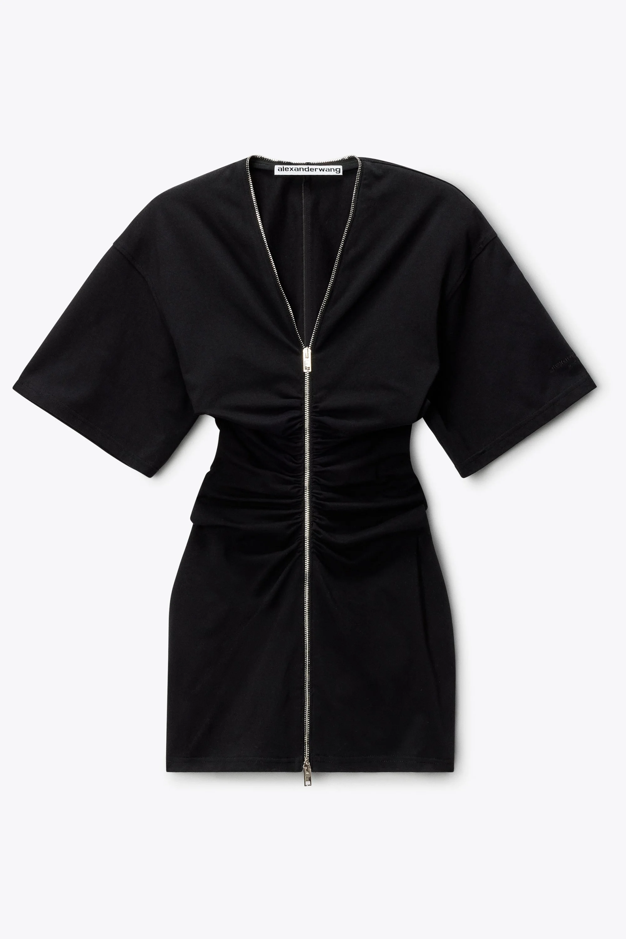 Zipper Tee Dress - 1