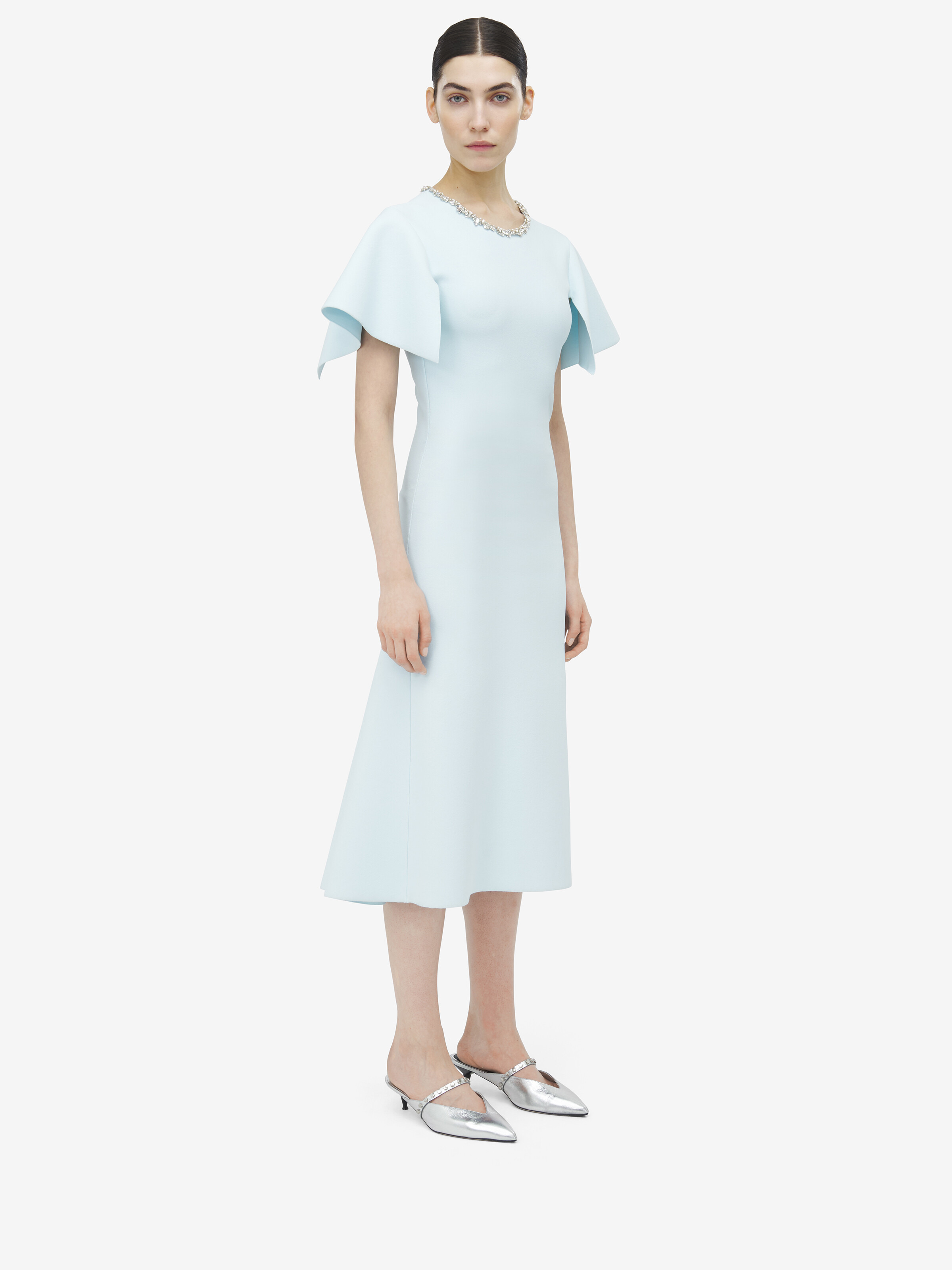 Crystal Stencil Midi Dress - 3