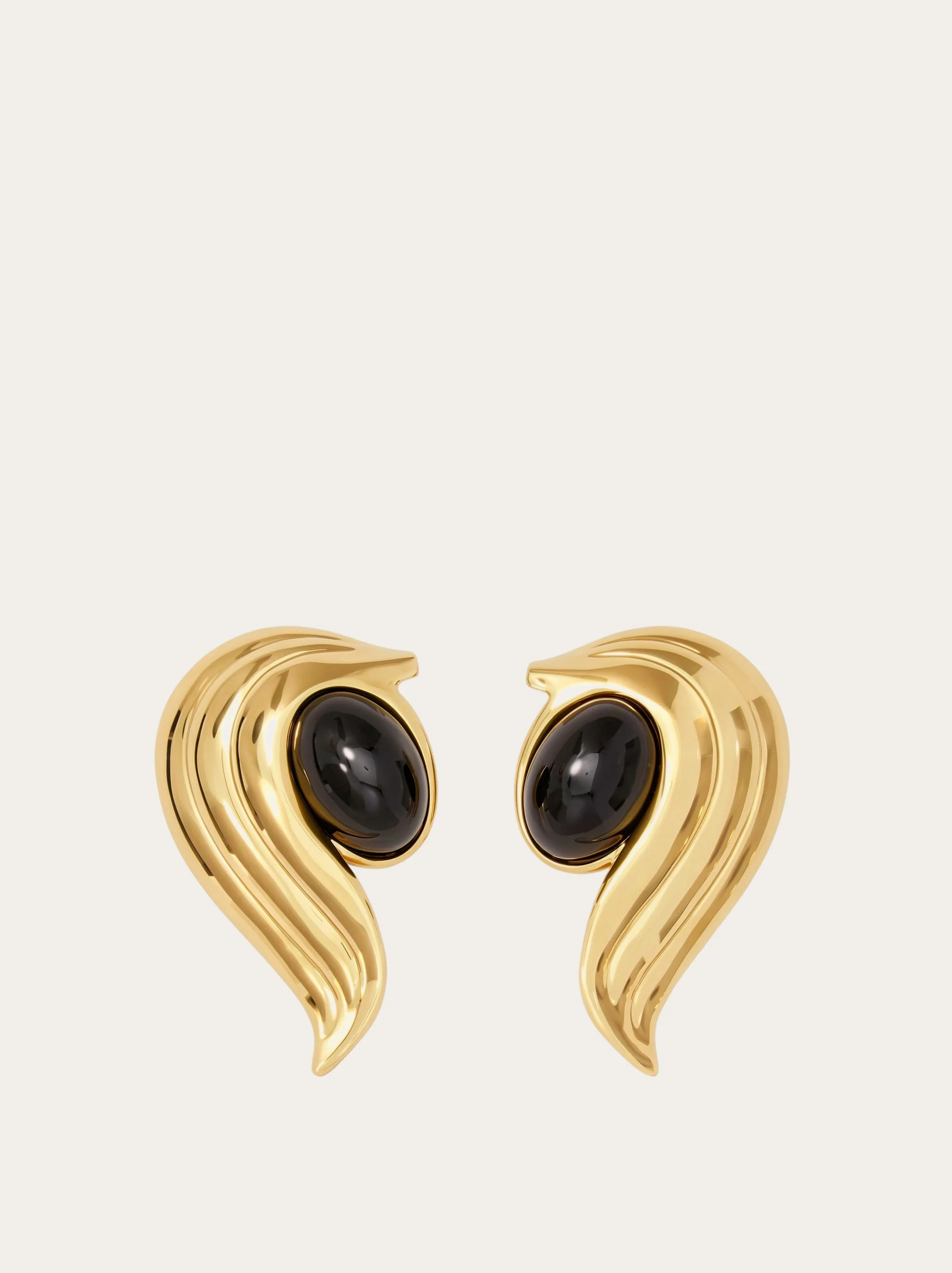 Earrings with gems - 1