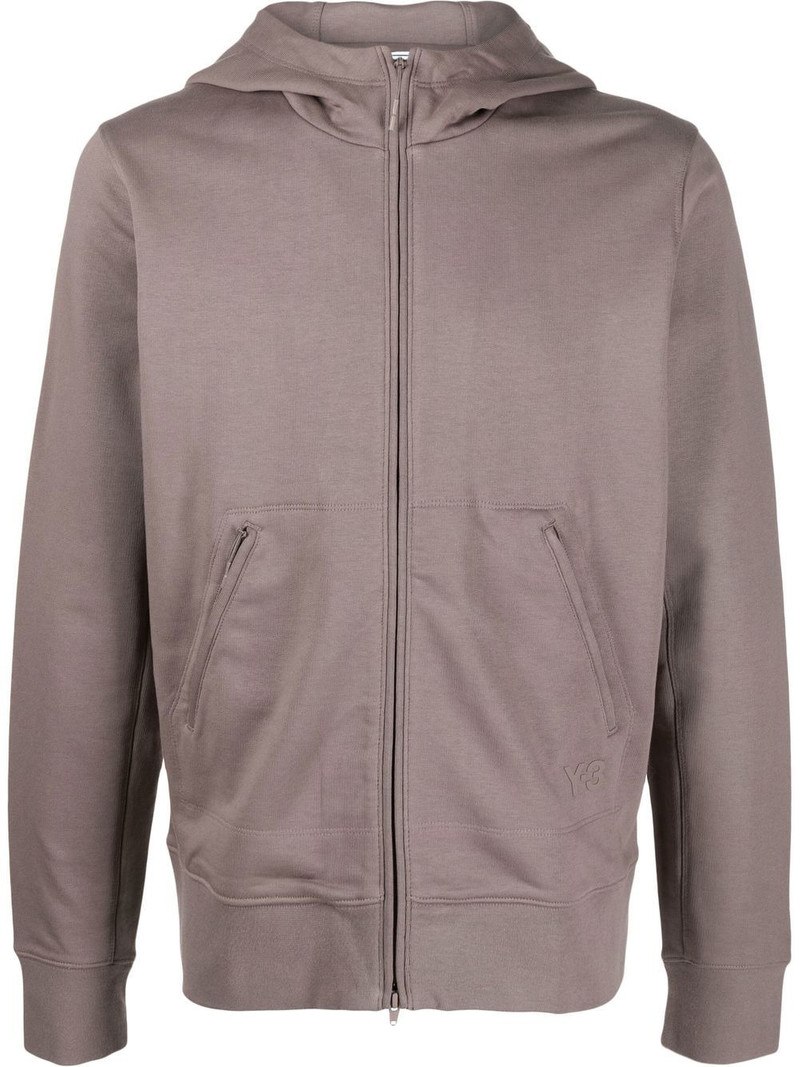 zip-up cotton hoodie 1