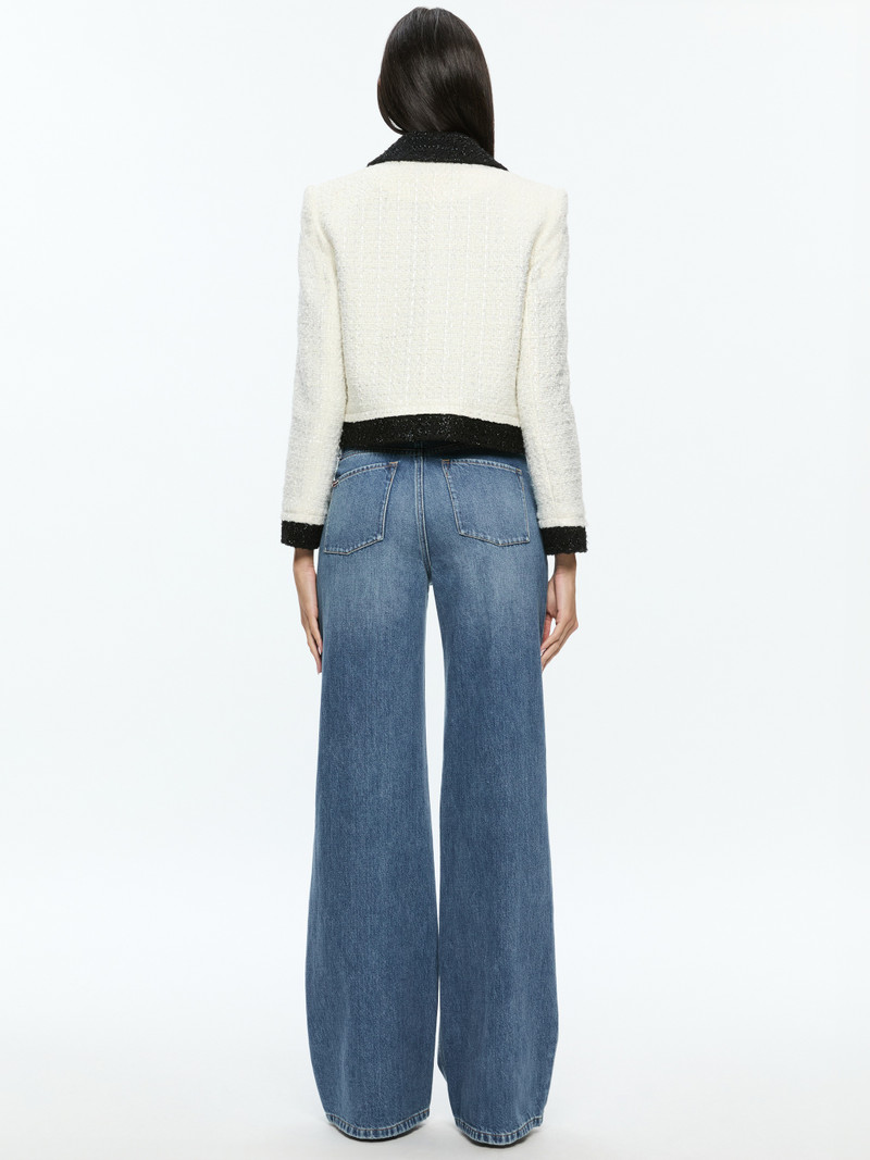 Alice + Olivia TOPHER BOXY JACKET outlook
