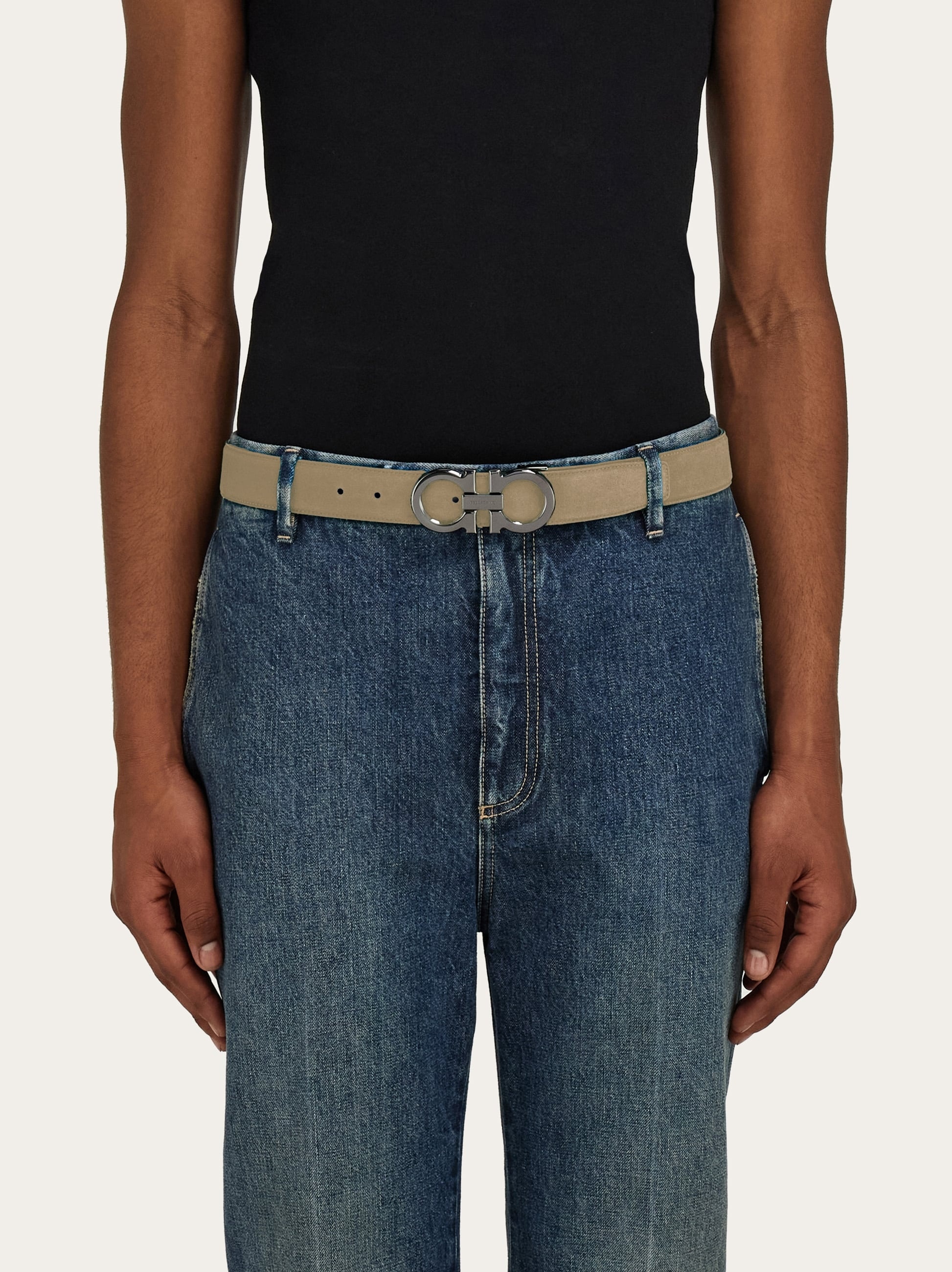 Adjustable Gancini belt - 4