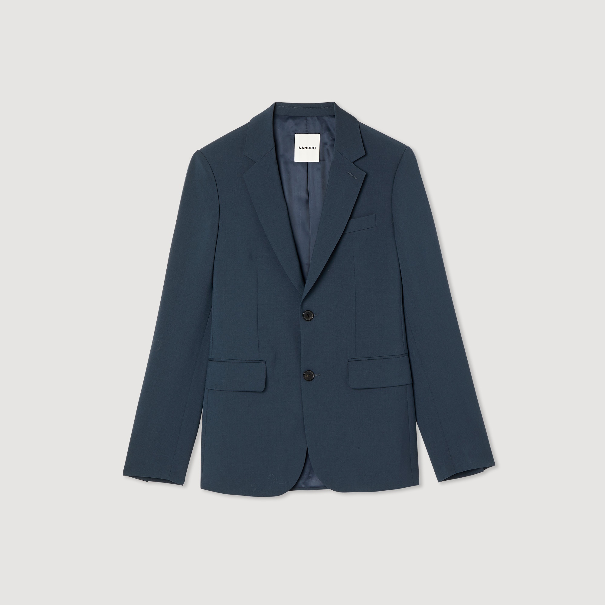 Virgin wool suit jacket - 1
