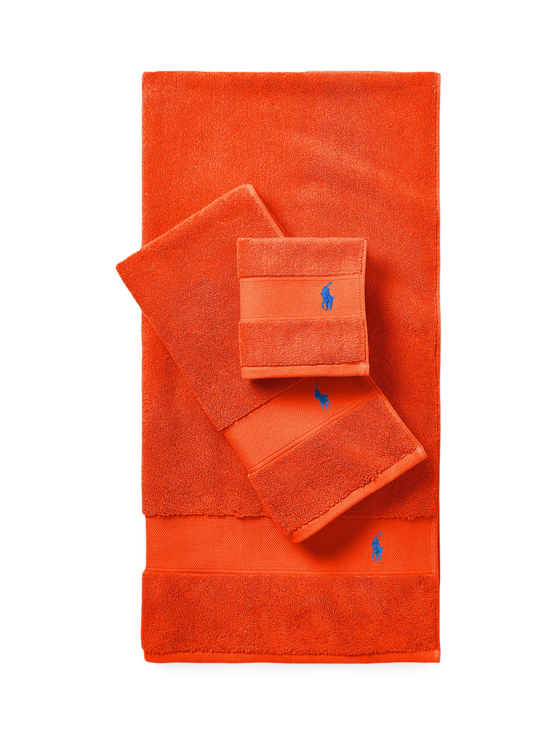 Polo Player Cotton Towel Collection - Sailing Orange 3