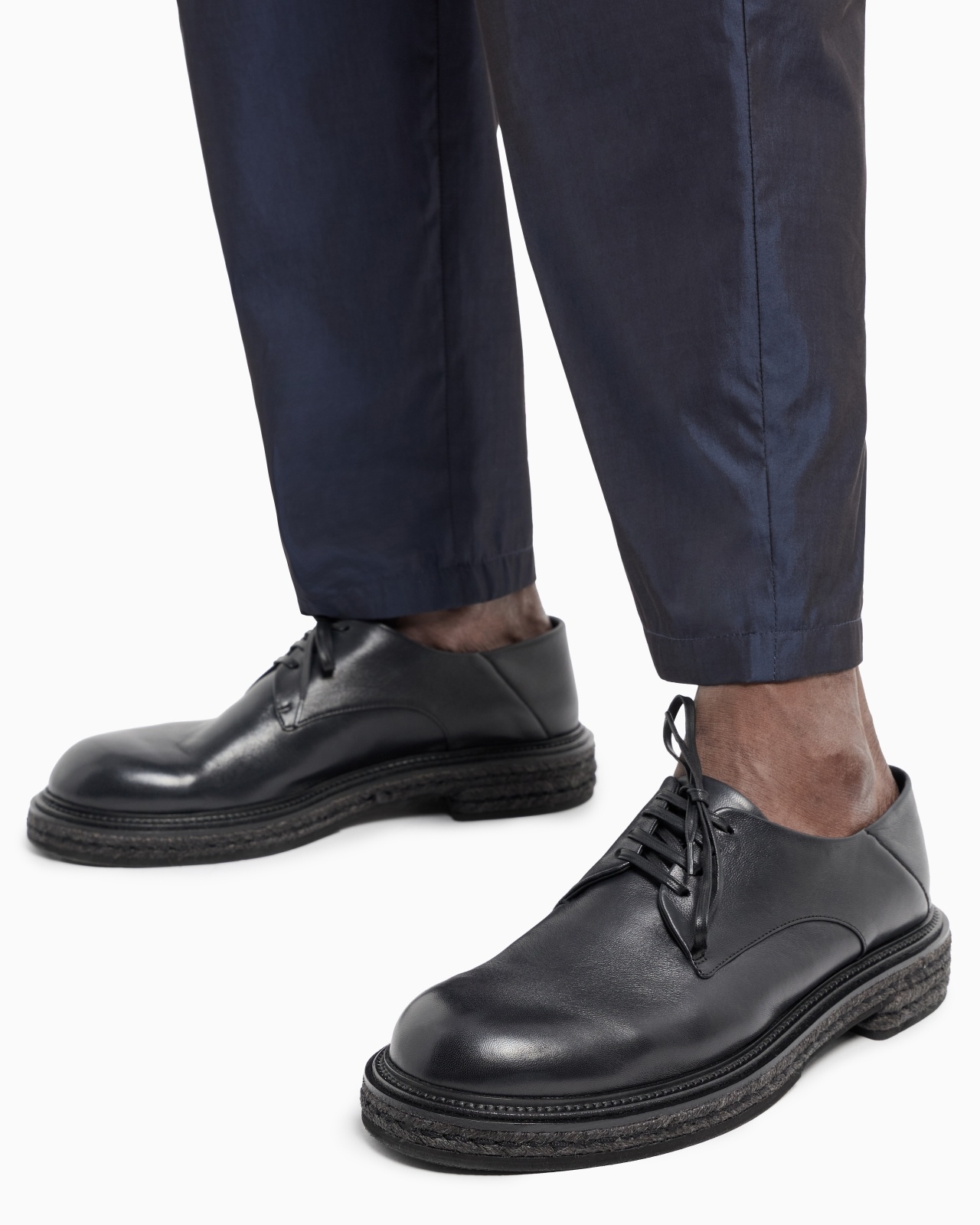 NAPPA-LEATHER DERBY SHOES - 7