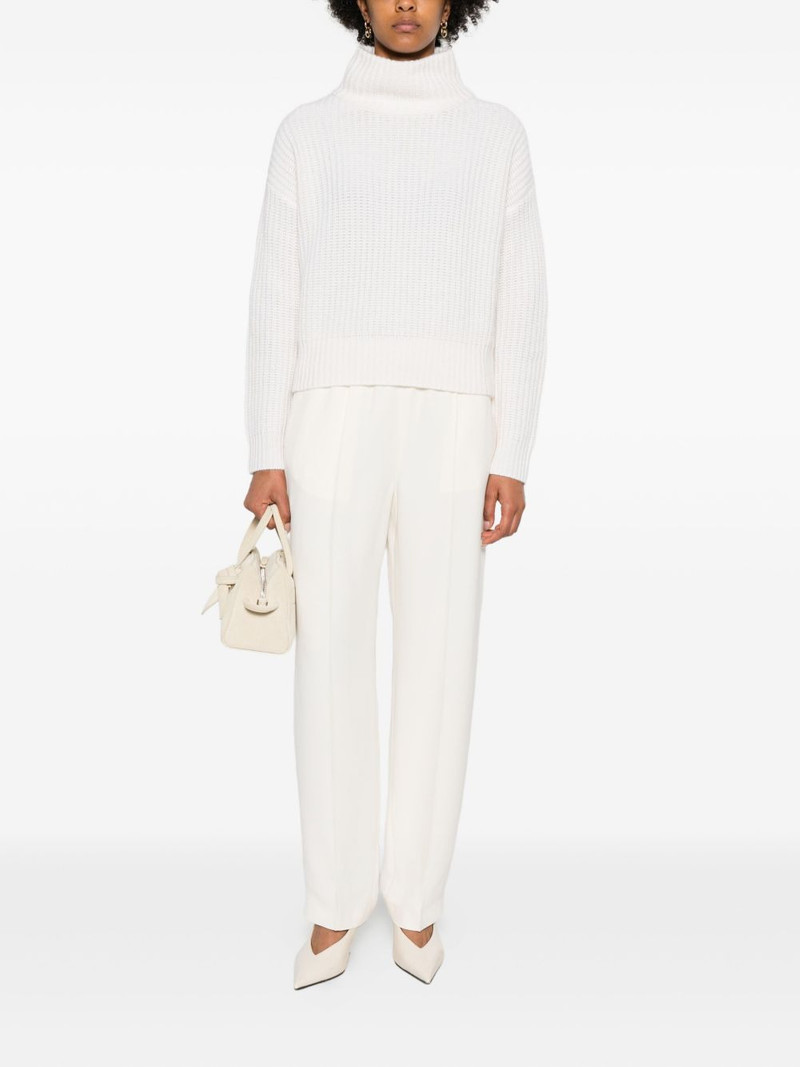 LISA YANG turtleneck ribbed sweater outlook