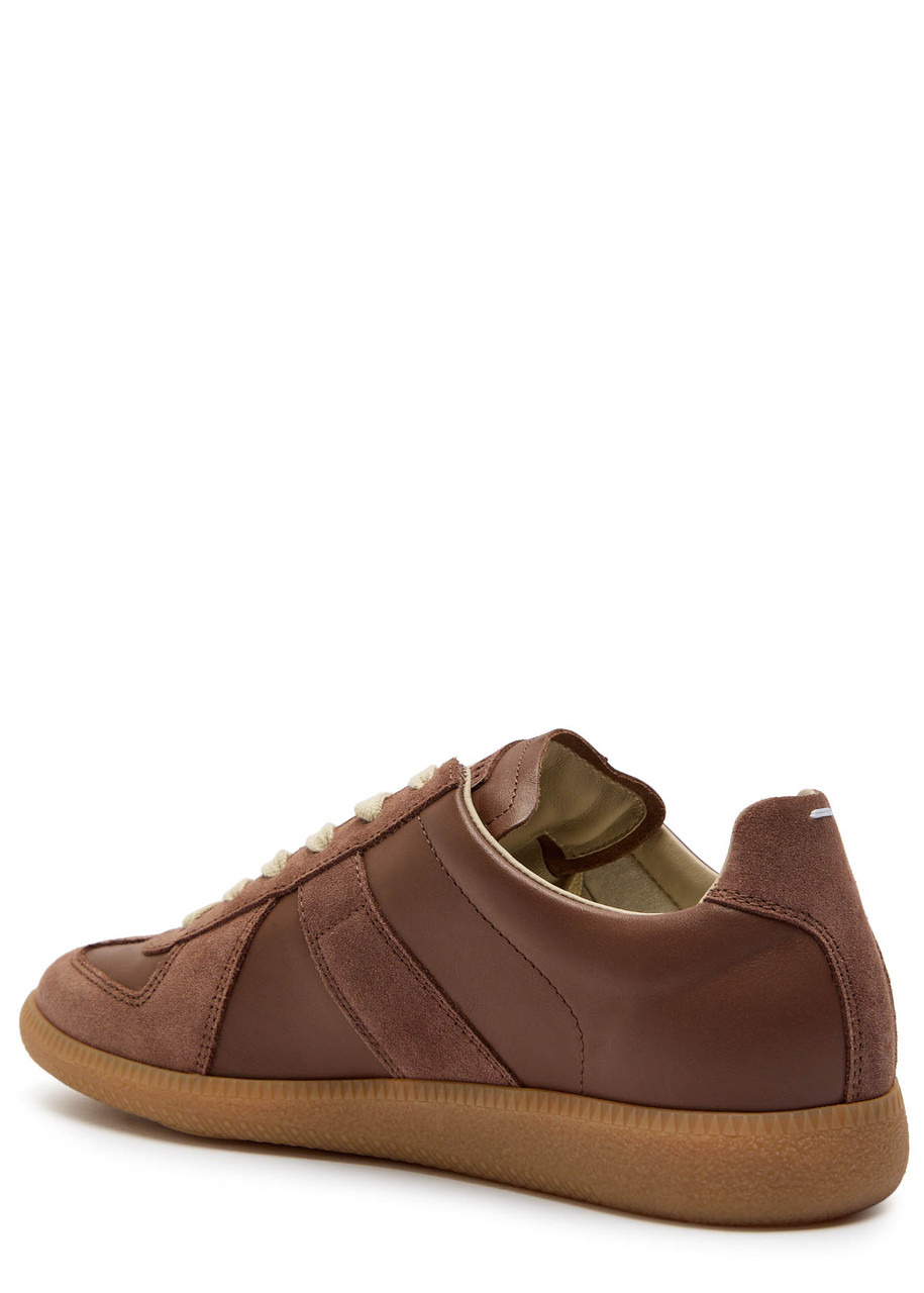 Maison Margiela Replica Panelled Leather Sneakers - 2