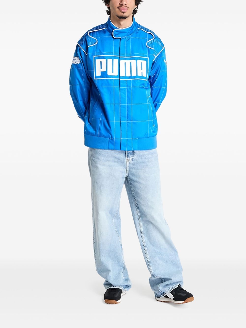 padded racer jacket - 3