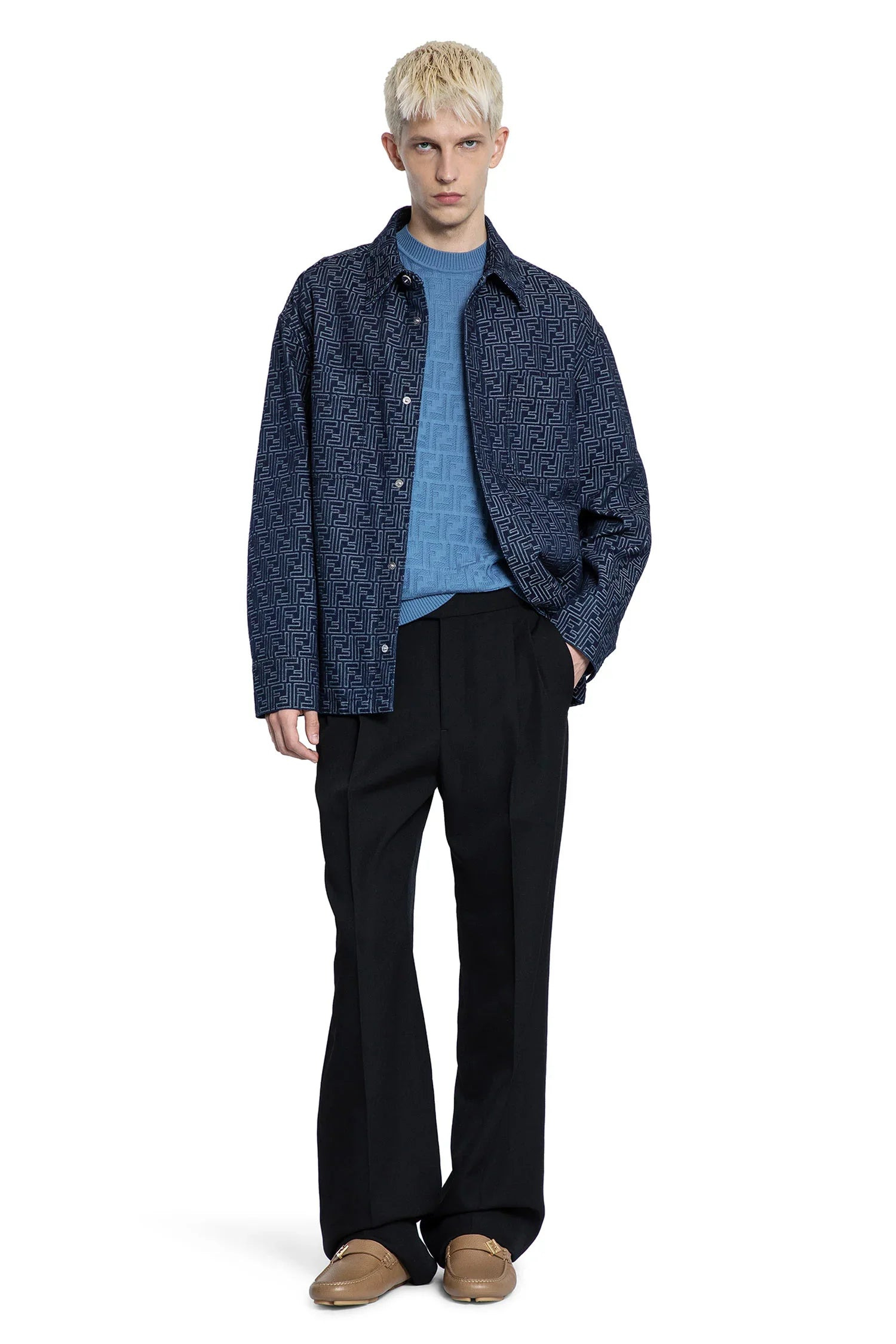 Ff-Jacquard-Denim-Jacket - 4